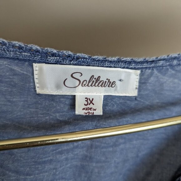 Solitaire Crochet button up - Picture 6 of 7